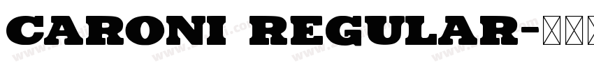 Caroni Regular字体转换